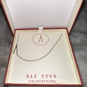 Rae Dunn “A” necklace